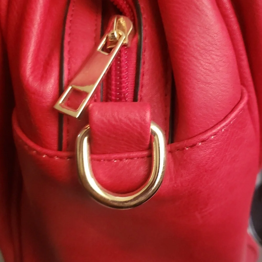 NWOT Exquisite Mellow world vegan leather "jasmine" satchel purse, Beautiful … - Picture 4 of 8
